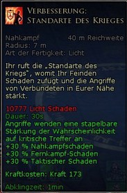 Verbesserung: Standarte des Krieges