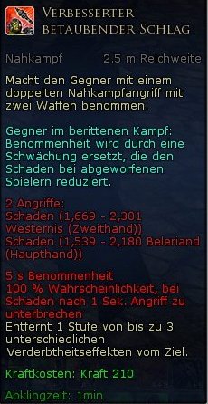 Verbesserter Betäubender Schuss