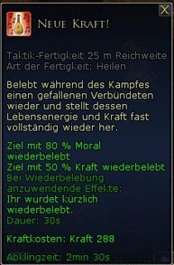 Anordnung Fertigkeiten/Eigenschaften - Leiste Anordnung Fertigkeiten/Eigenschaften - Leiste