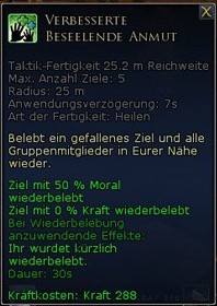 Anordnung Fertigkeiten/Eigenschaften - Leiste Anordnung Fertigkeiten/Eigenschaften - Leiste