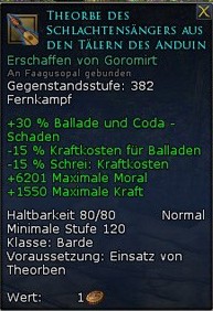 Anordnung Fertigkeiten/Eigenschaften - Leiste Anordnung Fertigkeiten/Eigenschaften - Leiste