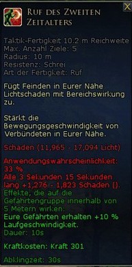 Anordnung Fertigkeiten/Eigenschaften - Leiste Anordnung Fertigkeiten/Eigenschaften - Leiste